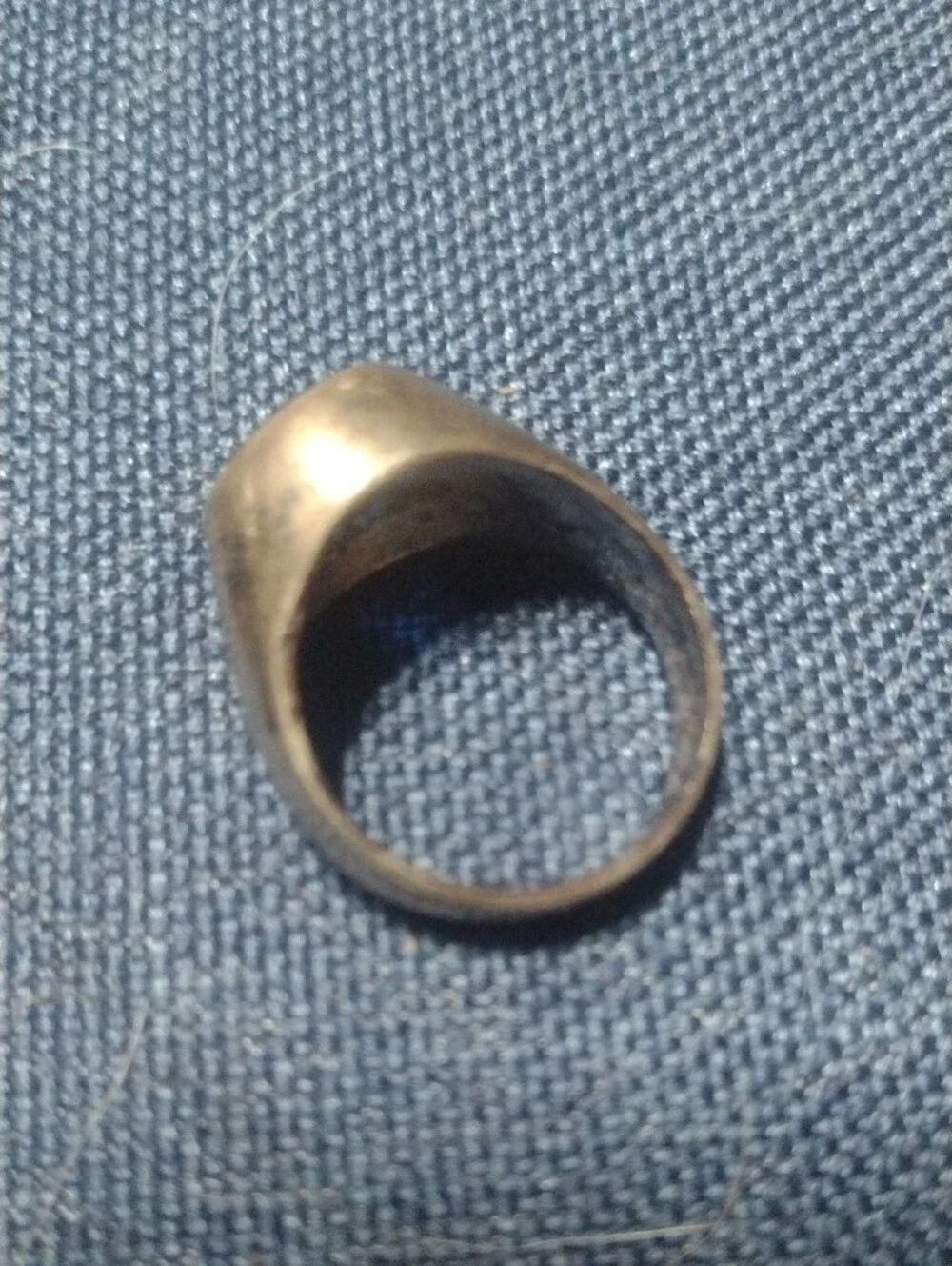 Men's Blue Sapphire Signet Ring - Classic Men's Accessory